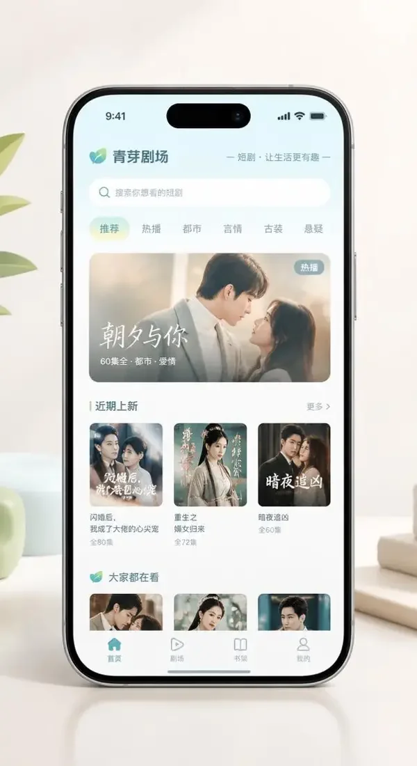 看剧AI官网 APP 界面预览